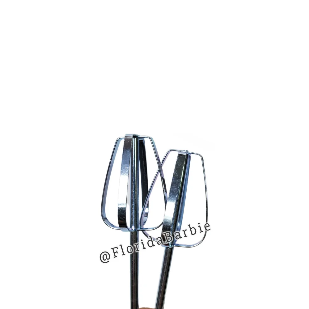 NIB Kitchen Electric Hand Mixer Home Cooking Tools Stainless Steel Accessories